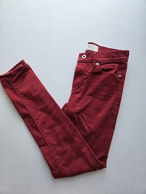 Lucky Brand Burgandy Red Brooke Legging Jeans - Size 2 / 26